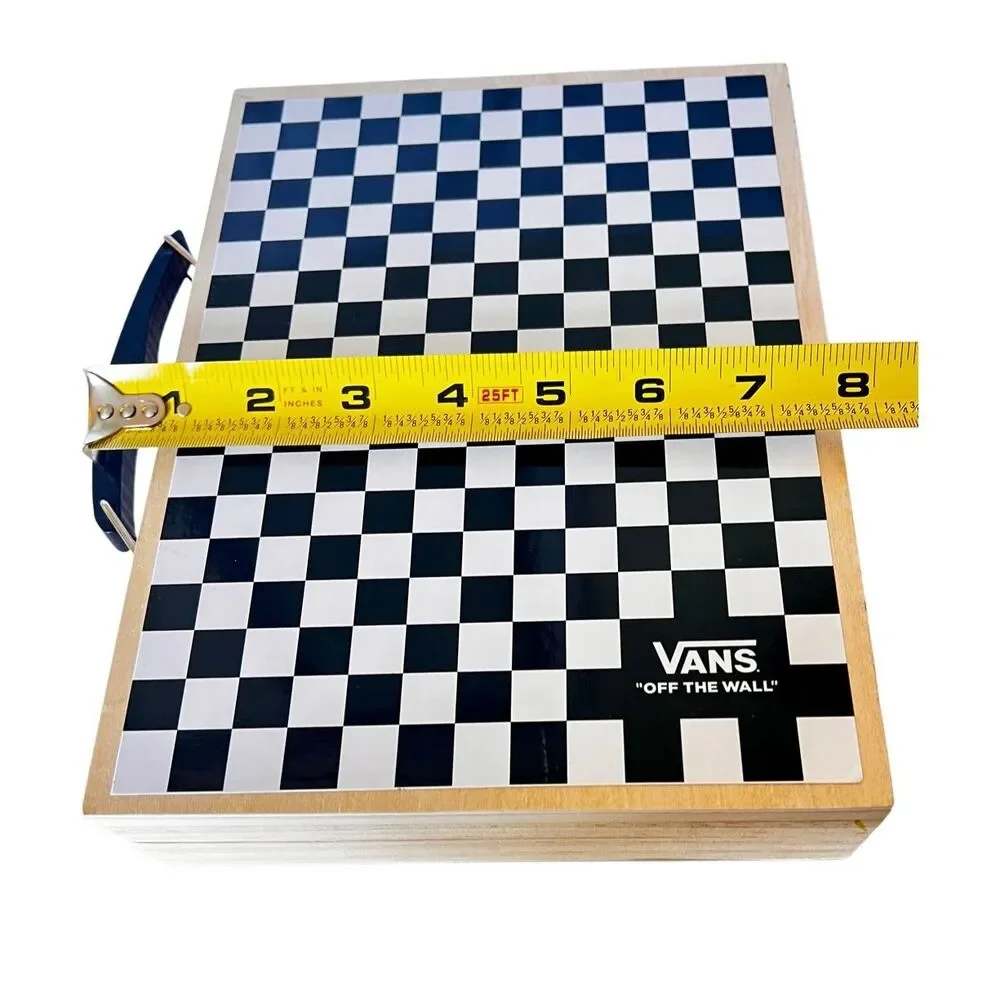 NEW Vans Off the Wall Exclusive Limited Edition Wooden Backgammon Board Game